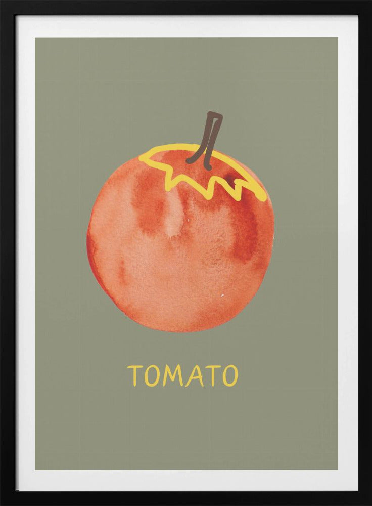 Tomate in Grün | Poster