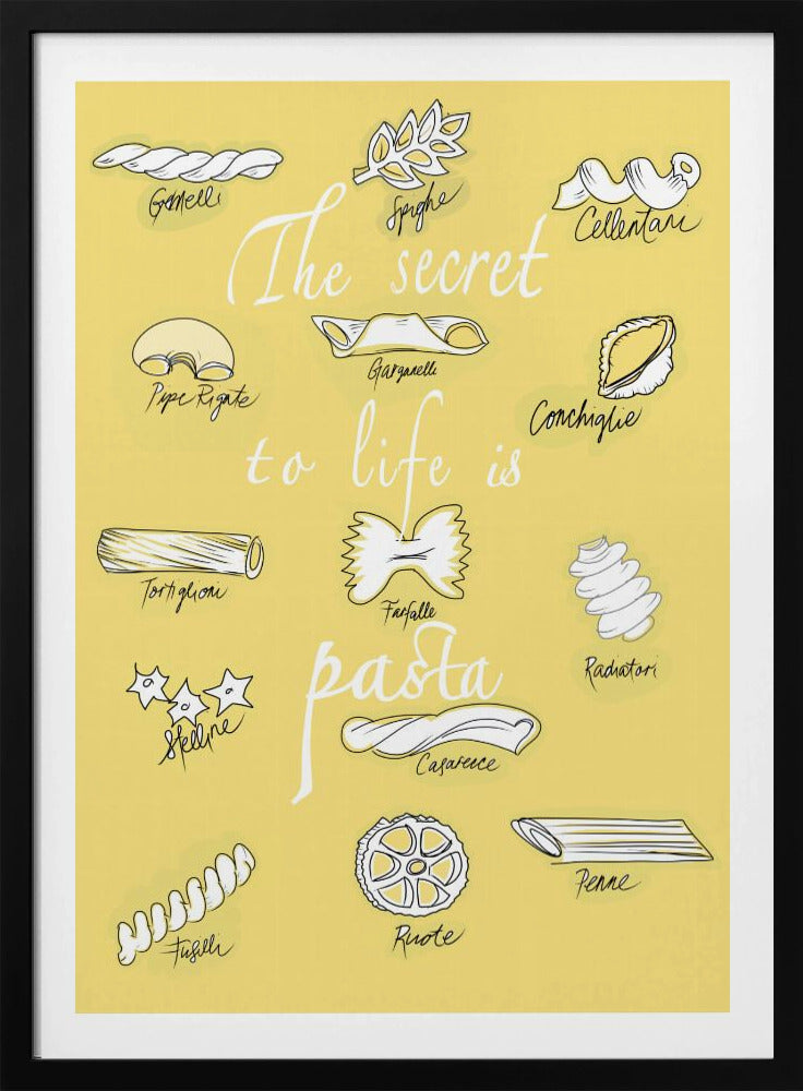 Das Geheimnis des Lebens ist Pasta | Poster