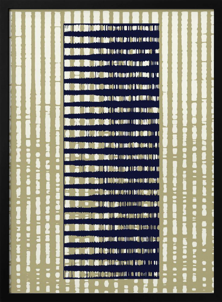 Geometrisches Muster mit vertikalen Streifen | Poster