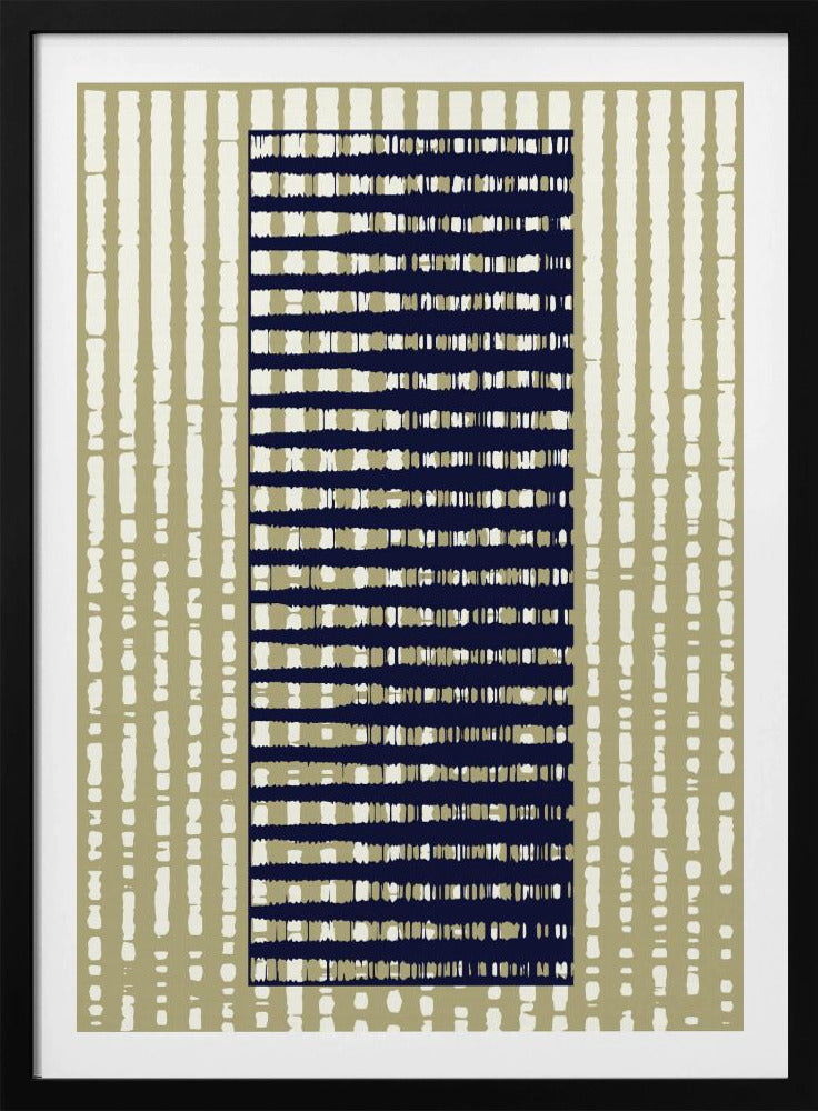 Geometrisches Muster mit vertikalen Streifen | Poster