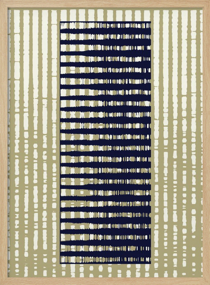Geometrisches Muster mit vertikalen Streifen | Poster