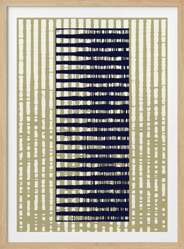 Geometrisches Muster mit vertikalen Streifen | Poster