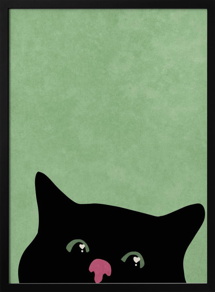 Neugierige Katze | Poster