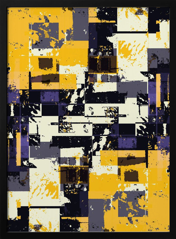 Geometrische Formen und kräftige Farben | Poster