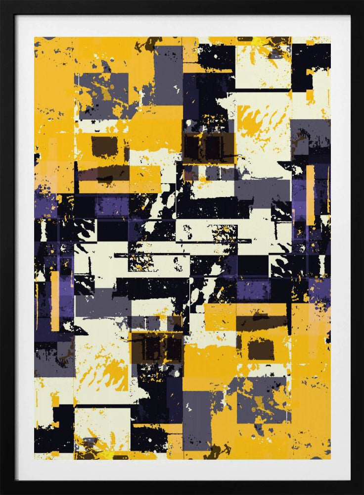 Geometrische Formen und kräftige Farben | Poster