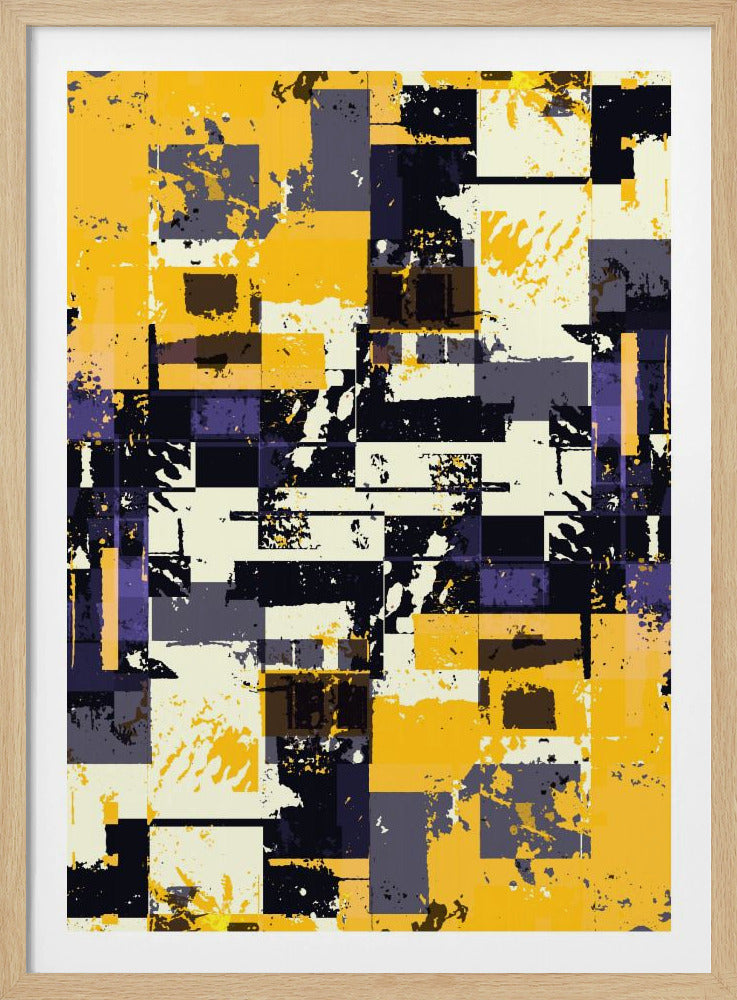 Geometrische Formen und kräftige Farben | Poster