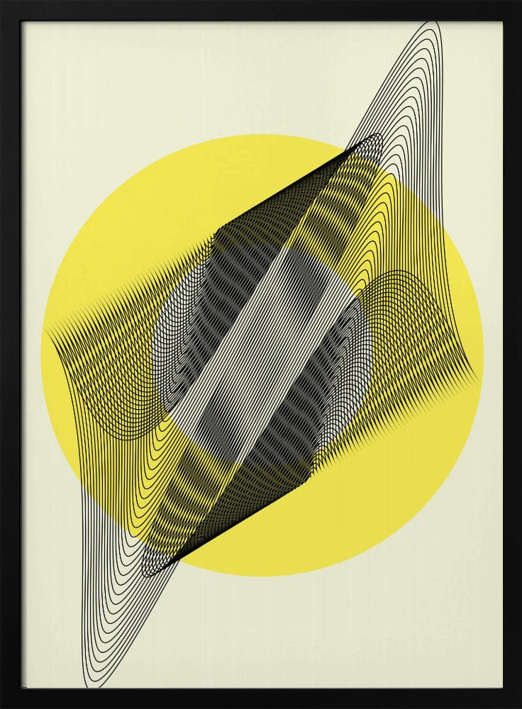 Abstrakte Wellenlandschaft | Poster