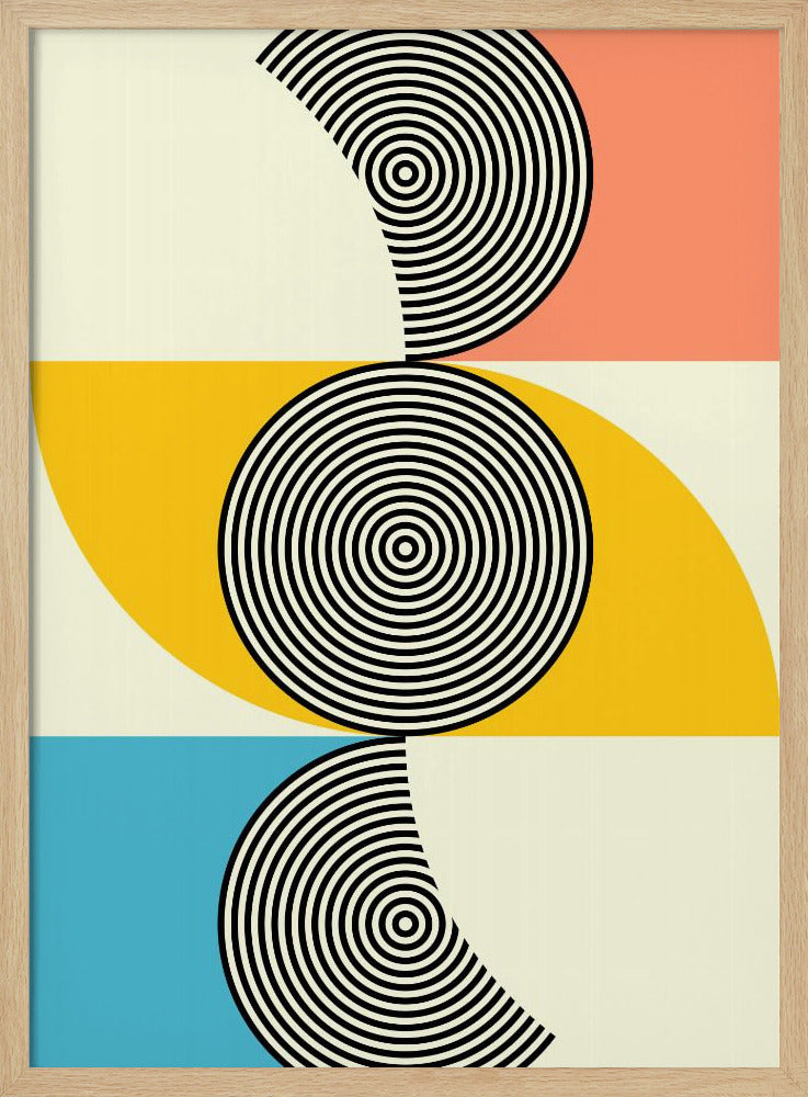 Kreise in Harmonie | Poster