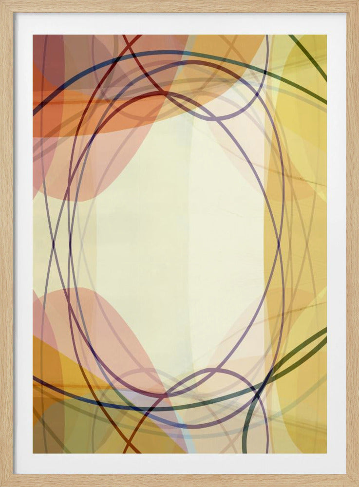 Sandy Pink Hues Abstract 2 | Poster