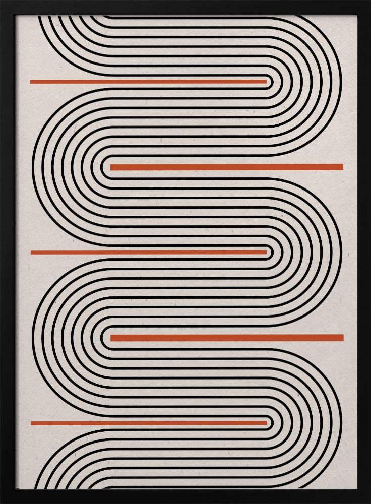Curved Rhythm Path | Poster