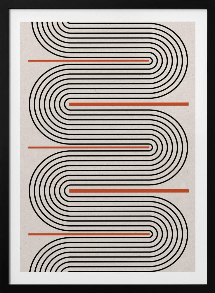 Curved Rhythm Path | Poster