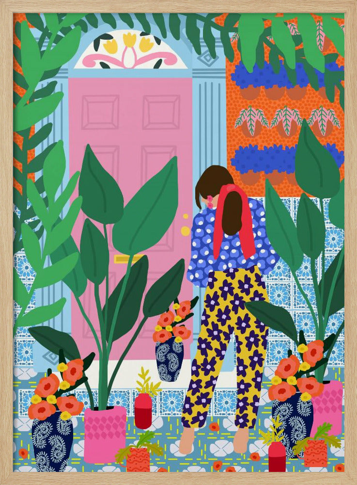 Blumenmädchen | Poster