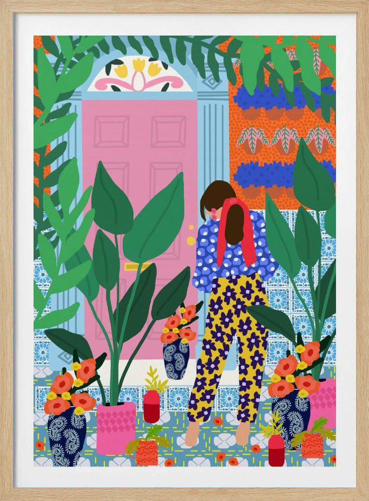 Blumenmädchen | Poster