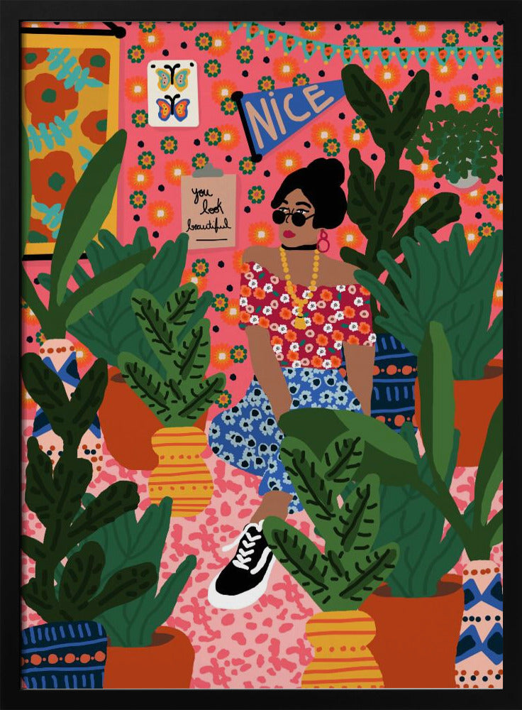 Florales Studentenzimmer | Poster