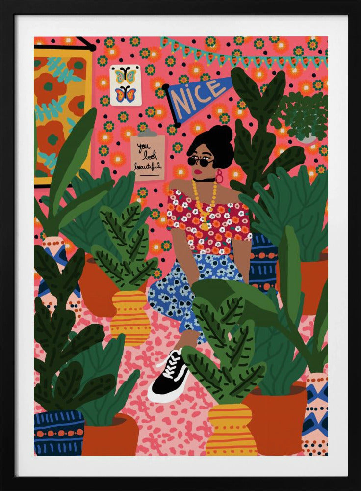 Florales Studentenzimmer | Poster