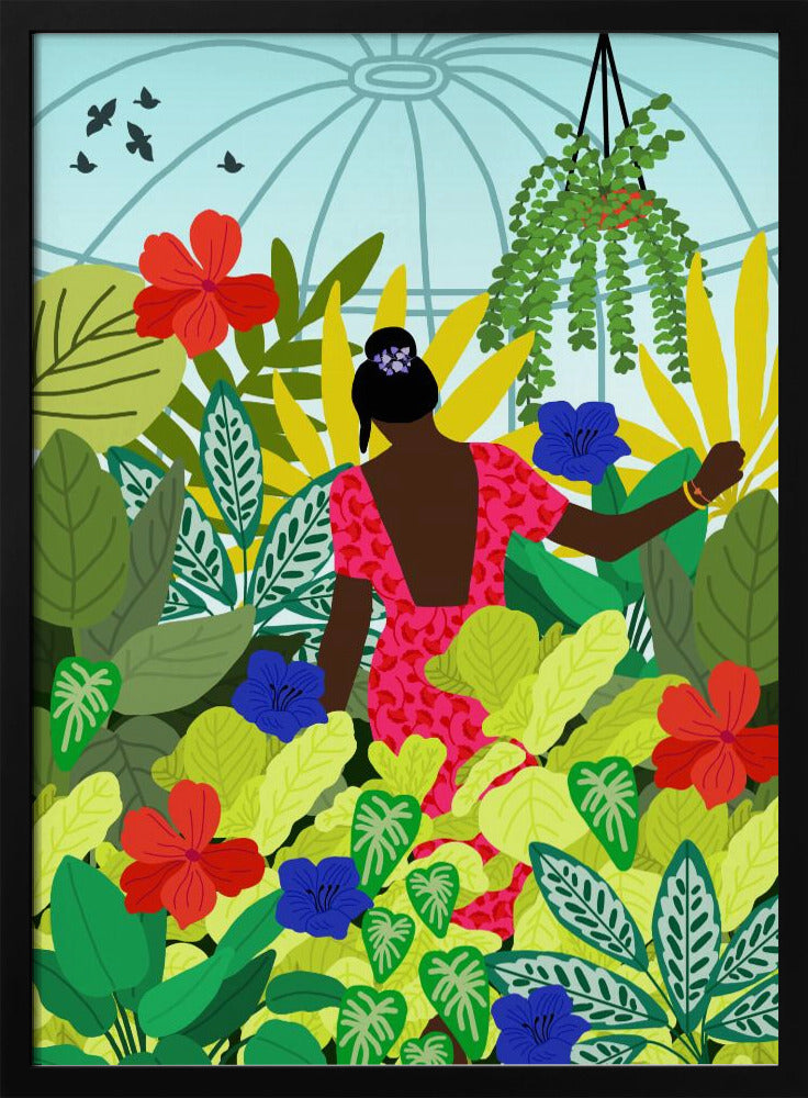 Spaziergang in meinem Gewächshaus | Poster
