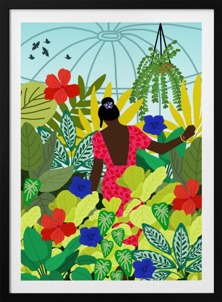 Spaziergang in meinem Gewächshaus | Poster