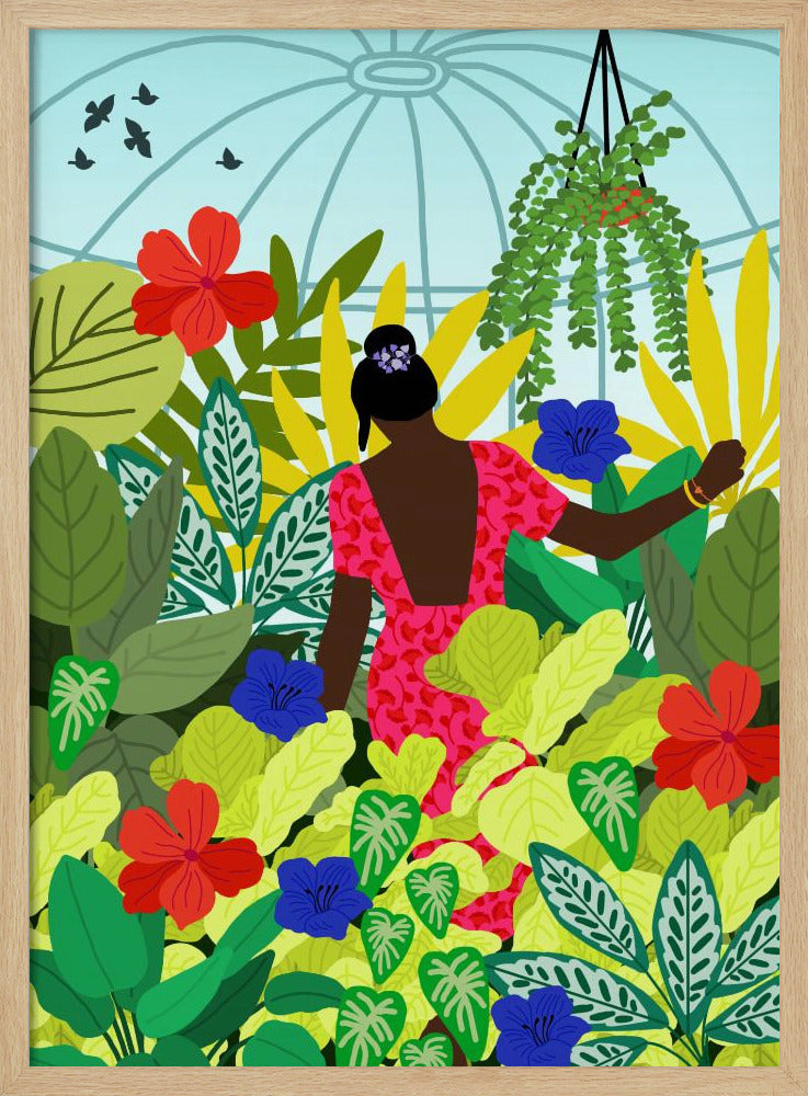 Spaziergang in meinem Gewächshaus | Poster