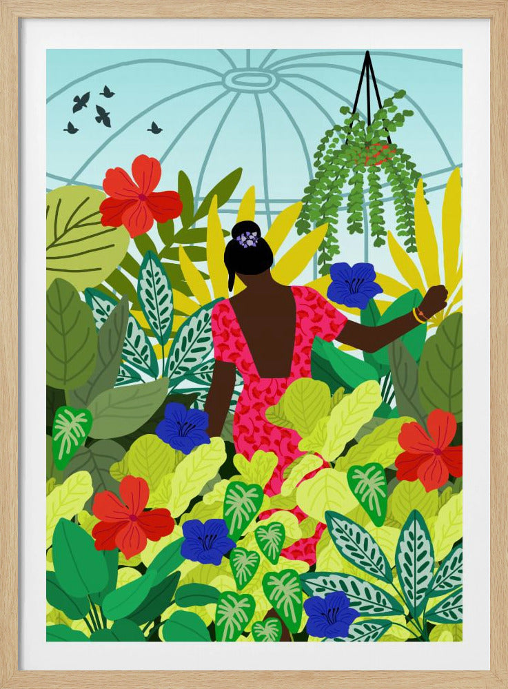 Spaziergang in meinem Gewächshaus | Poster