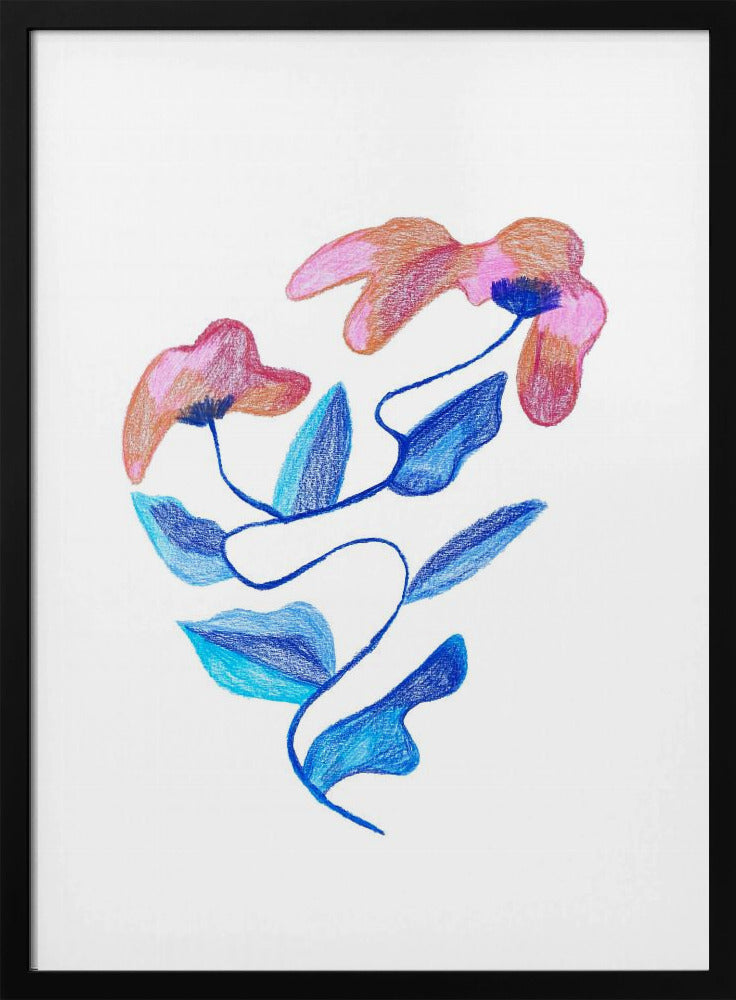 Abstrakte Blume | Poster