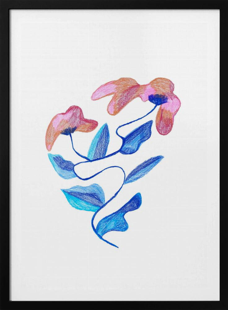 Abstrakte Blume | Poster