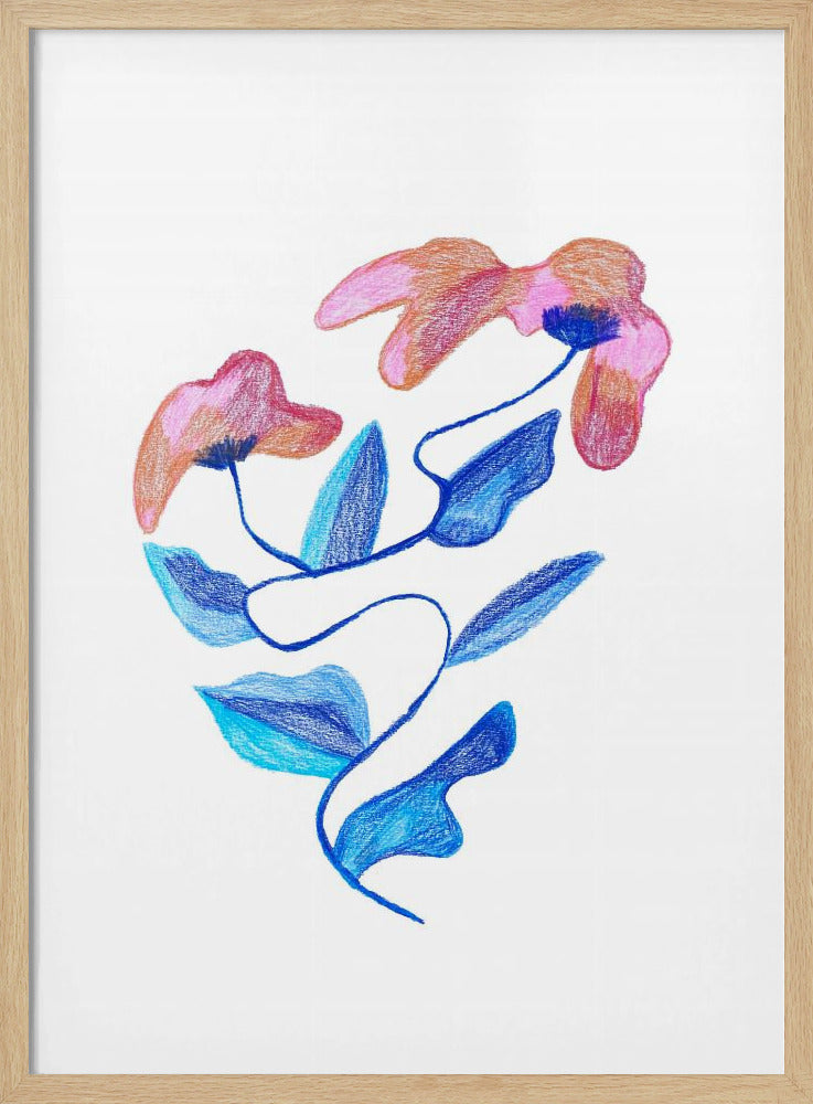 Abstrakte Blume | Poster