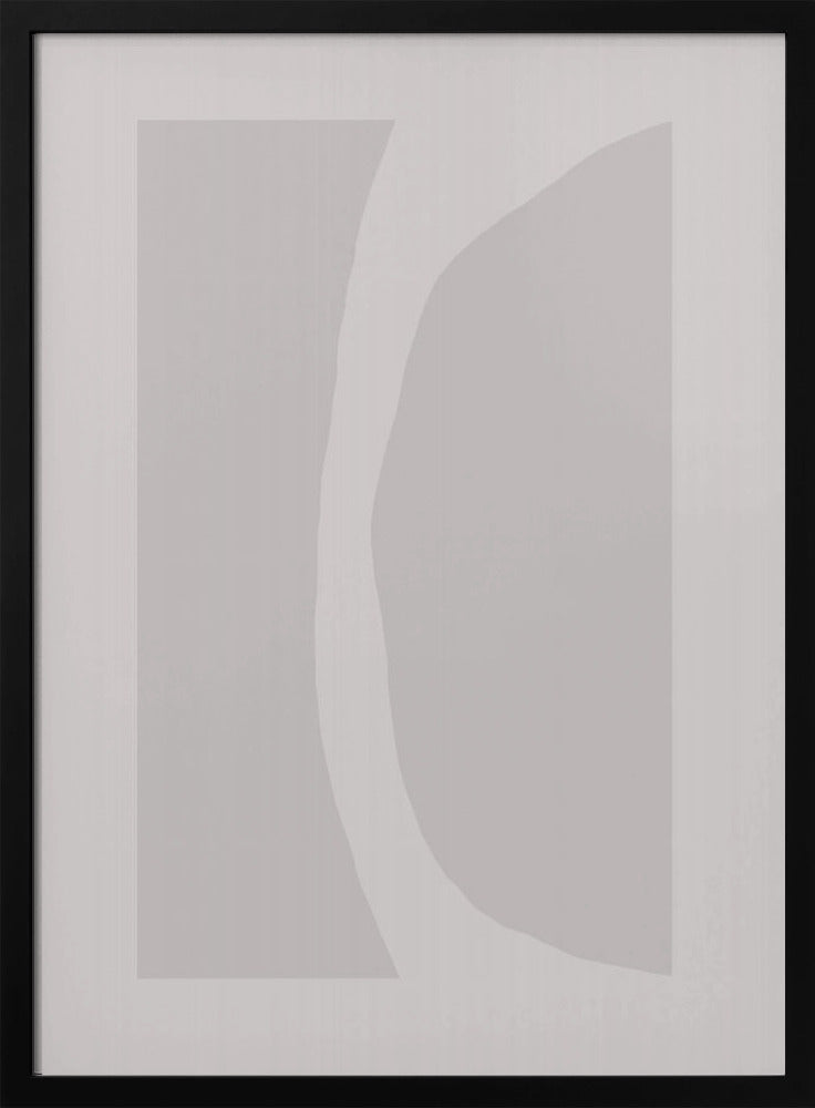 Gebogenes abstraktes Licht | Poster