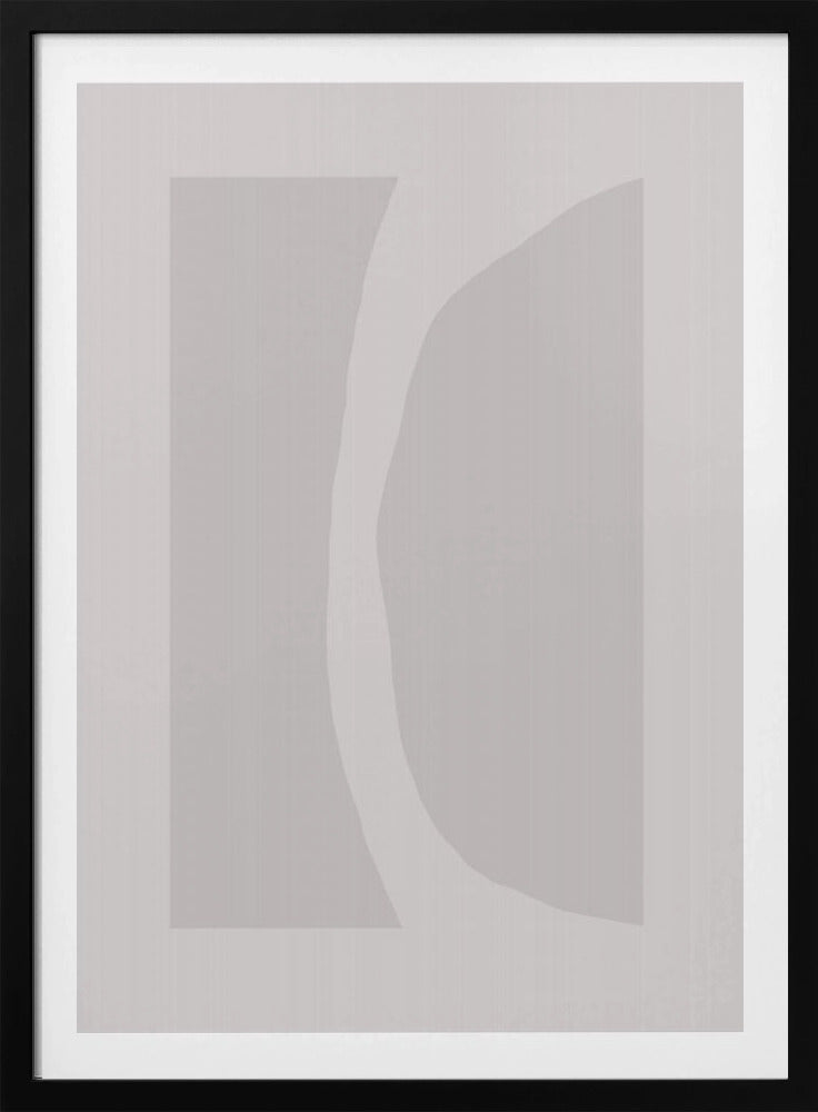 Gebogenes abstraktes Licht | Poster