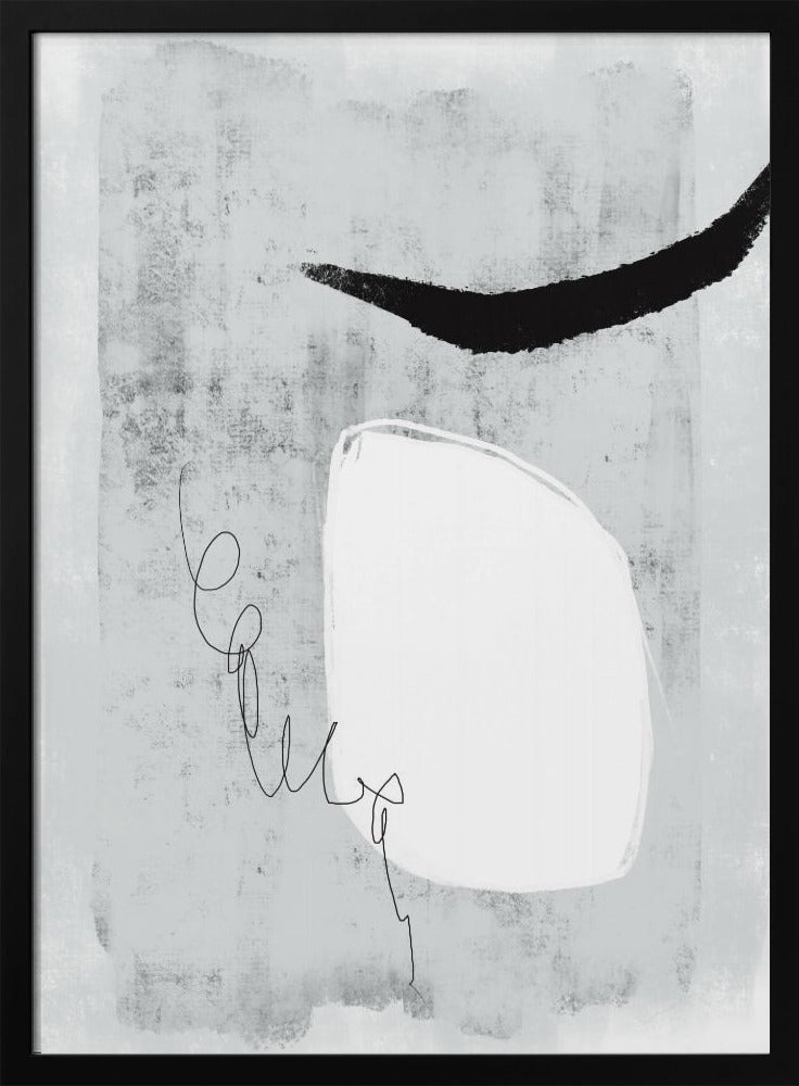 Minimalistisches Design mit Grautönen | Poster