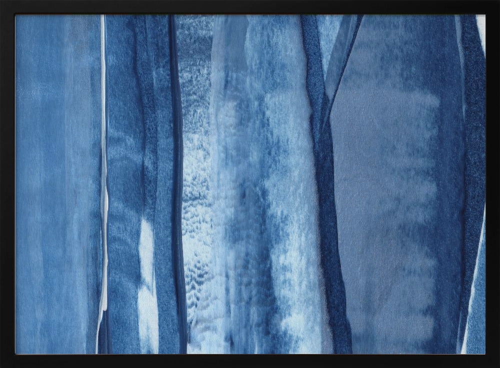 Blue Lines And Shades | Poster
