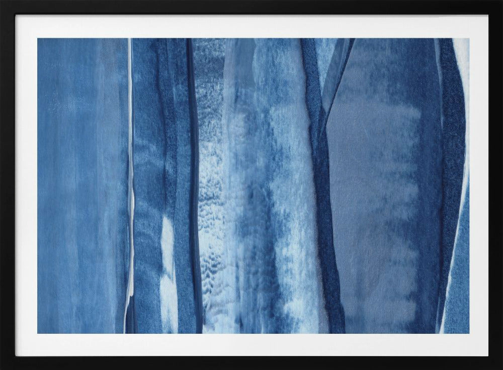 Blue Lines And Shades | Poster
