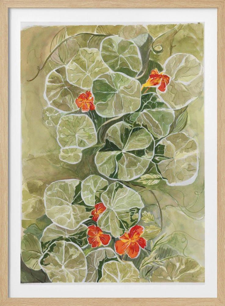 Kapuzinerkresse Wandteppich | Poster