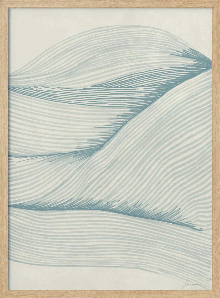 Ozean in Linien 02 | Poster