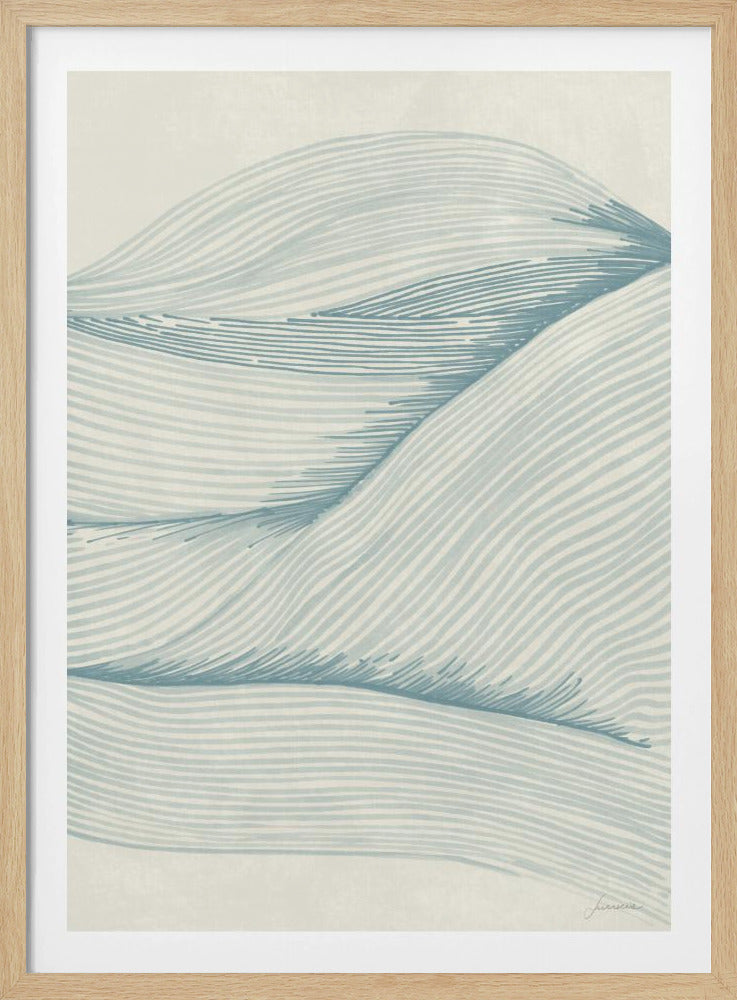 Ozean in Linien 02 | Poster