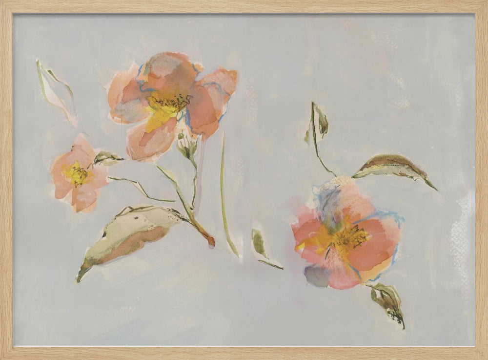 Botanische antike Blumen 02 | Poster