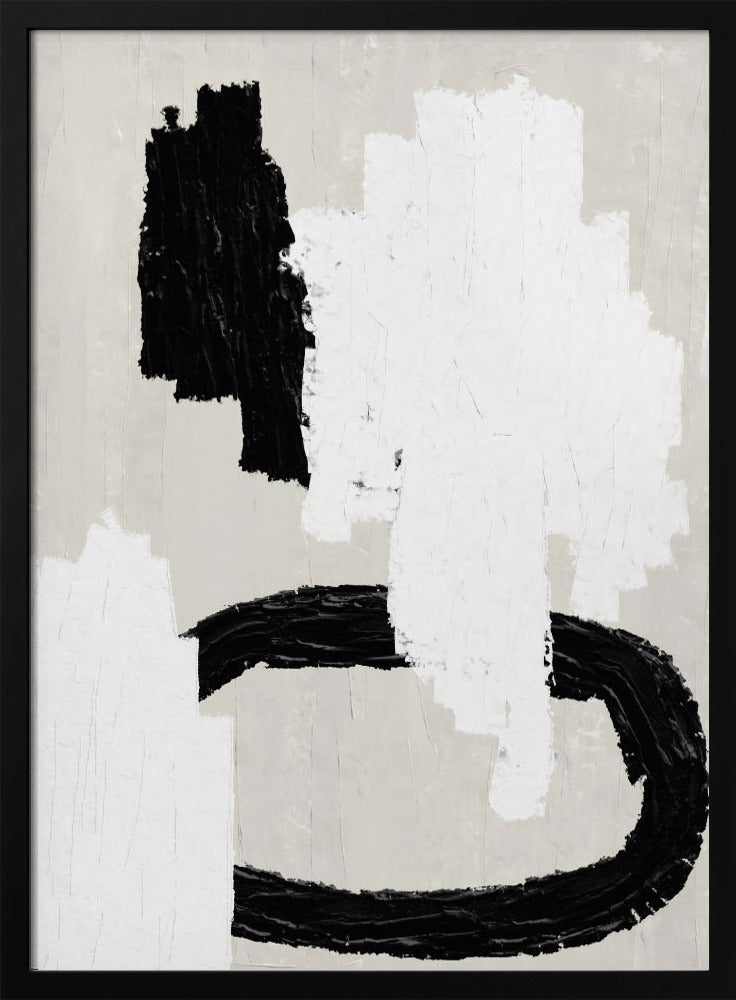 Monochrome Strokes | Poster