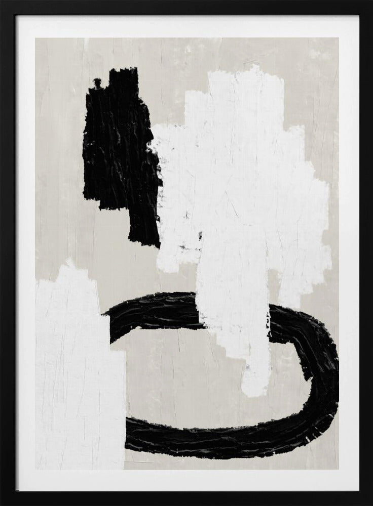 Monochrome Strokes | Poster