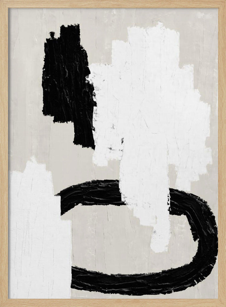 Monochrome Strokes | Poster