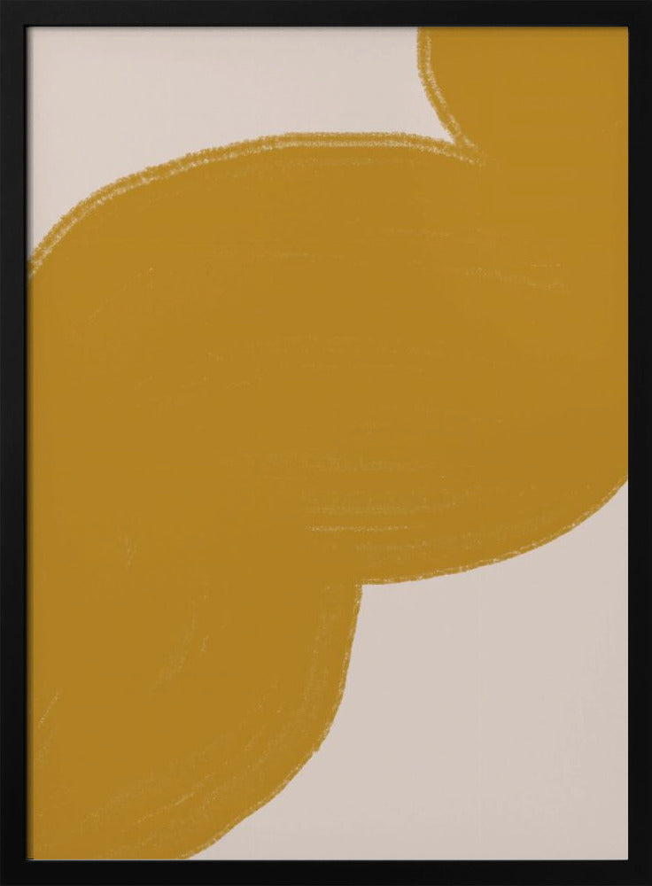 Golden Swirl Path | Poster