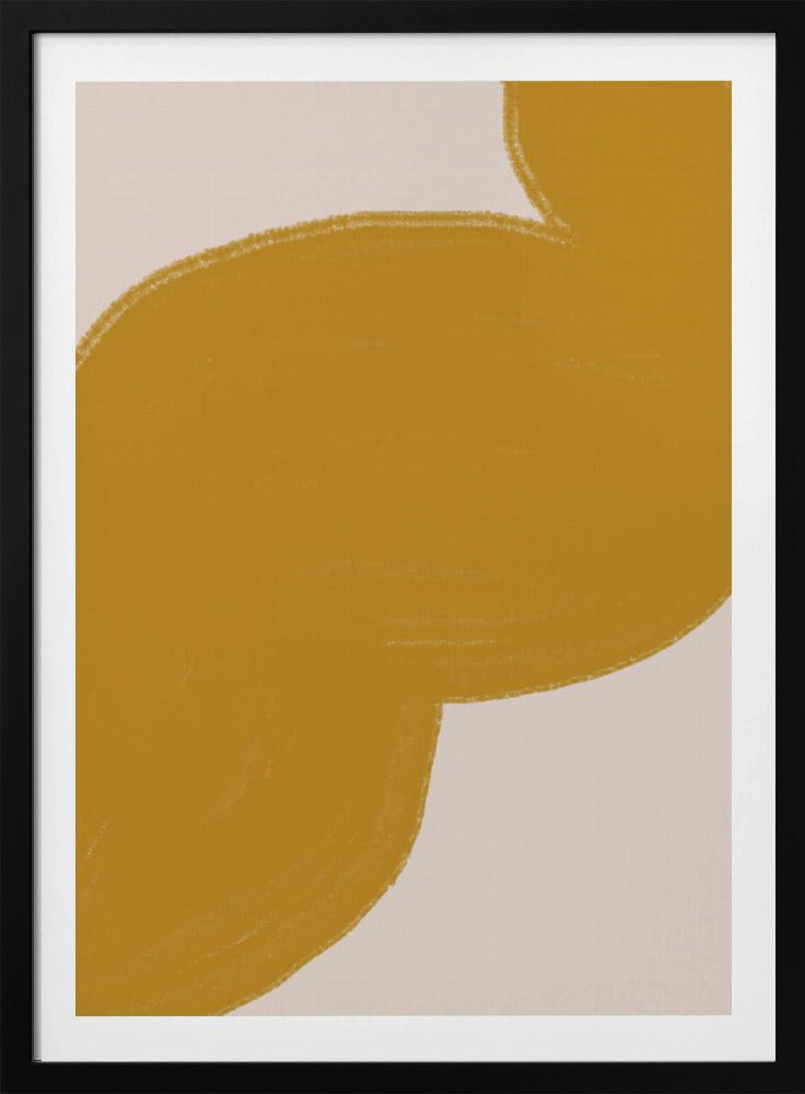 Golden Swirl Path | Poster