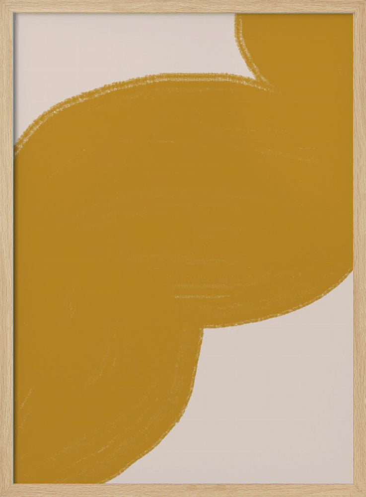 Golden Swirl Path | Poster