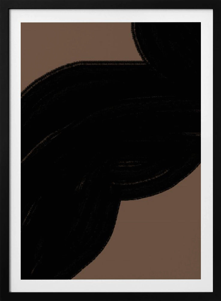 Dark Flow on Brown | Poster