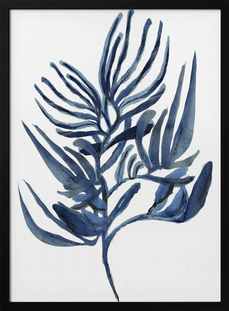 Blaues Wasserpflanzen-Poster 1 | Poster