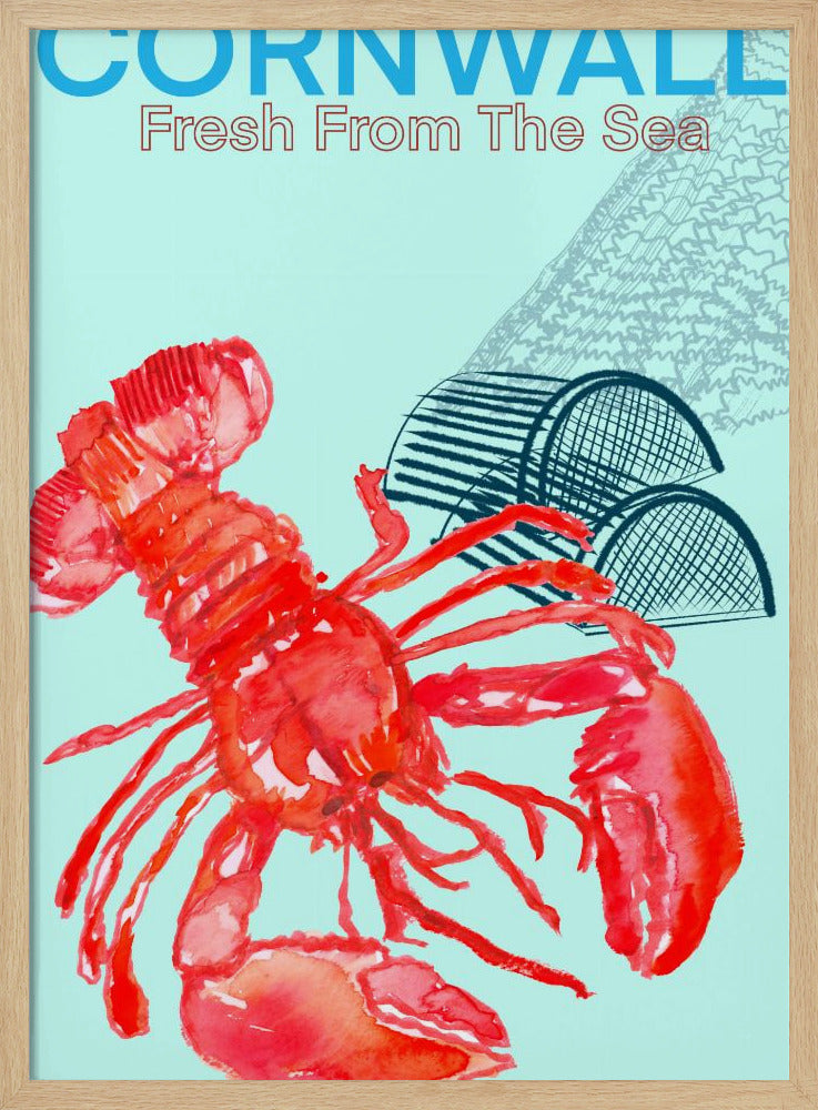 Cornwall Frisch aus dem Meer Poster | Poster