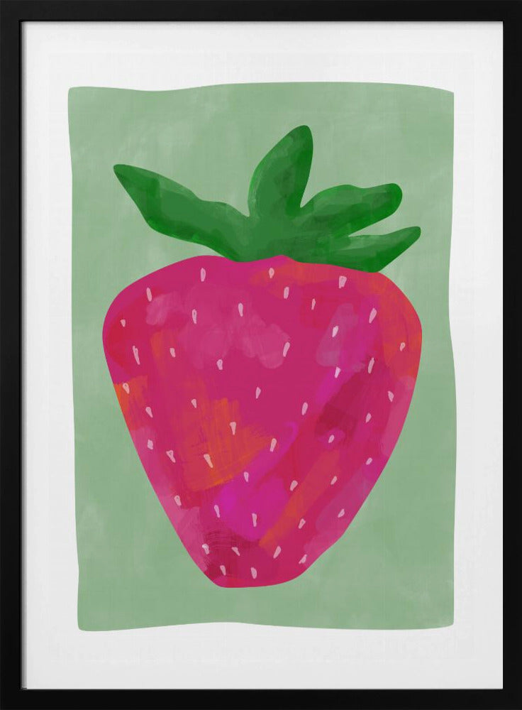 Lebendige Erdbeere | Poster