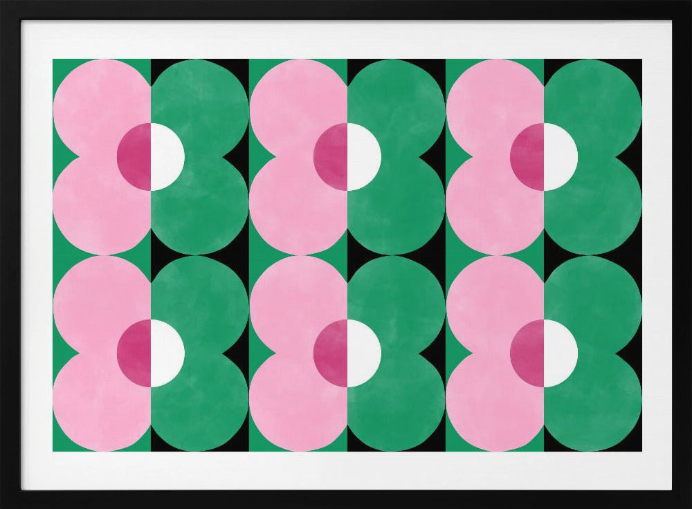Floral Geometry Shapes | Poster