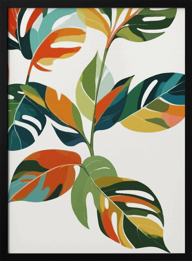 Botanische Feier der Farbe | Poster