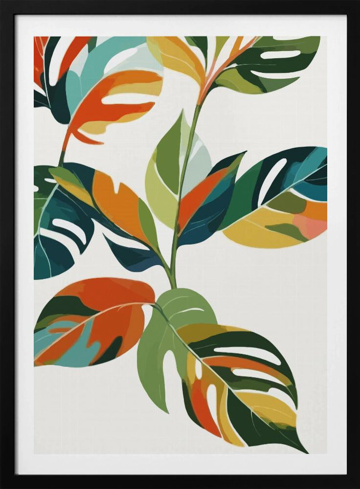 Botanische Feier der Farbe | Poster