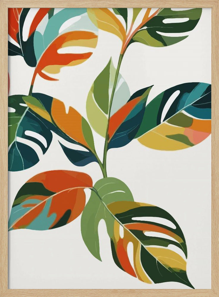 Botanische Feier der Farbe | Poster