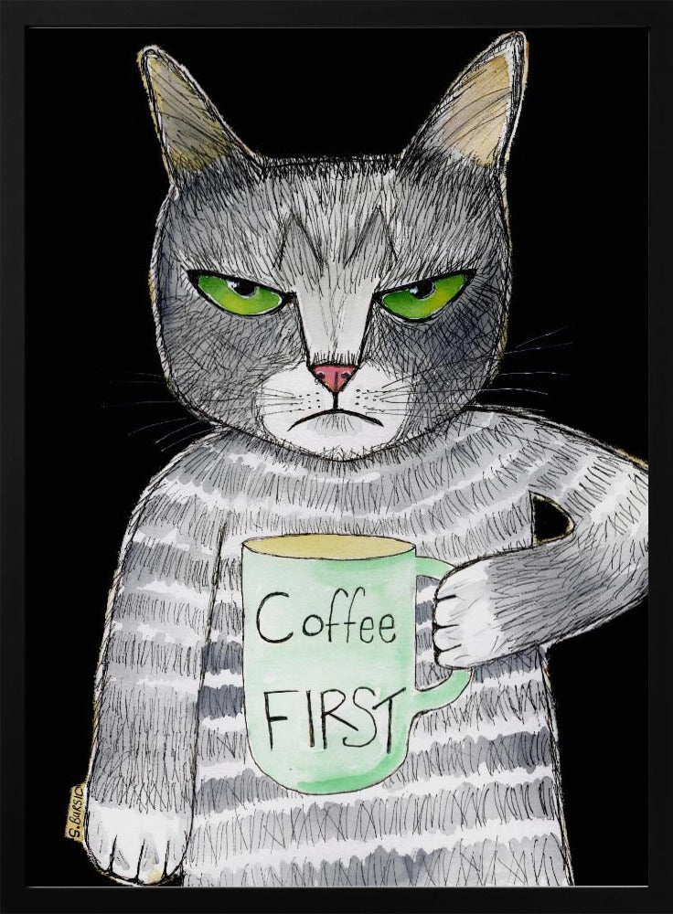 Kaffeekatze | Poster